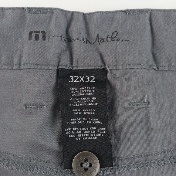 Travis Mathew Trifecta Golf Pants Men's Size 32 x 32 Castlerock Stretch Waist - Picture 7 of 8